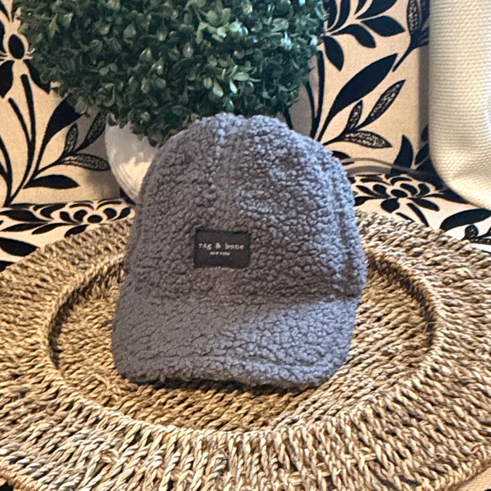 Rag & Bone Charcoal Sherpa Hat